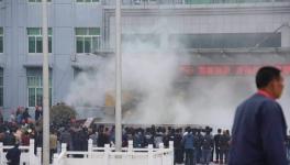 天瑞集團(tuán)派 600多人手持棍棒、斧頭沖擊山水總部