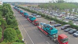 批量出口非洲！山河智能一體化潛孔鉆機助力“一帶一路”建設(shè)