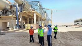 遲潔超參贊走訪慰問中材海外水泥廠6500t/d項(xiàng)目！